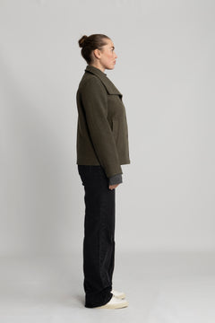 Zoe Wool Jacket - Kalamata  Melange