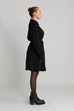 Yastilera Ls Shirt Dress - Black