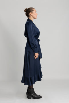 Iza Midi Dress - Blue