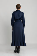 Iza Midi Dress - Blue