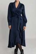 Iza Midi Dress - Blue