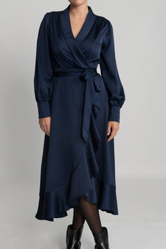 Iza Midi Dress - Blue