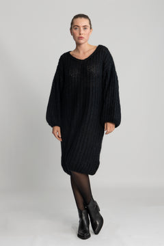 Jasmin Knit Dress - Black