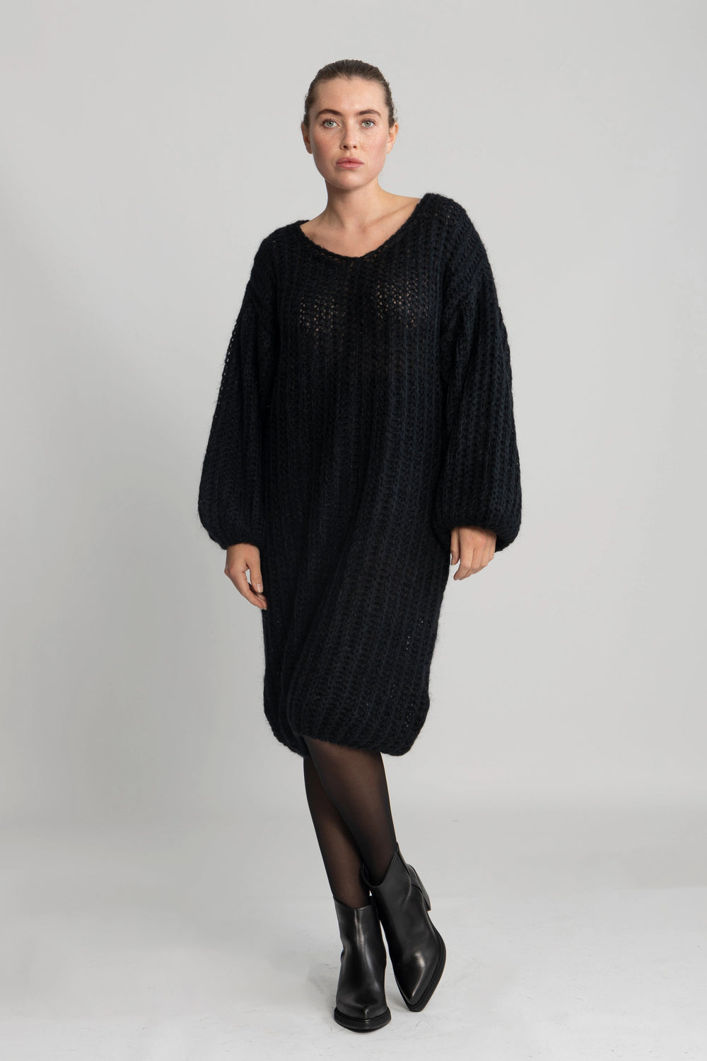 Jasmin Knit Dress - Black
