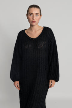 Jasmin Knit Dress - Black