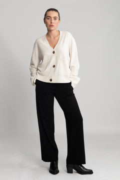 Yasemilie Ls Cardigan Knit - Birch
