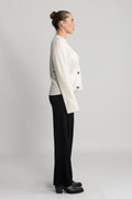 Yasemilie Ls Cardigan Knit - Birch