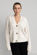 Yasemilie Ls Cardigan Knit - Birch