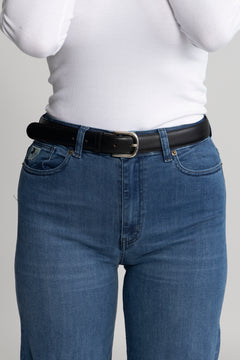 Ceinture Rose - Noir/Argent