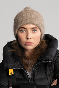 Aba Rib Beanie - Dark Sand