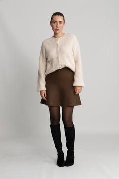 Mercy East Skirt - Cocoa