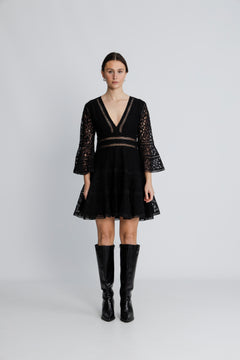 Millie Lace Dress - Black