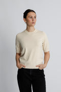Yaslena Ss Knit Pullover S. - Birch