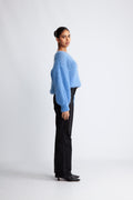 Milana LS Mohair Knit - Sky Blue