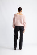 Milana Ls Mohair Knit - Light Pink