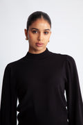 Yasfonny LS Knit Pullover - Black
