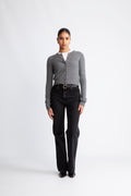 W. Cashmere Cardigan - Dk. Grey