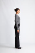 W. Cashmere Cardigan - Dk. Grey