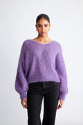 Milana LS Mohair Knit - Lilac