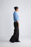 Tenny 3/4 Sweat Top - Cornflower Blue