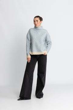 Capella Knit T-Neck - Marina