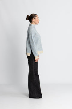 Capella Knit T-Neck - Marina