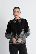 Yasbirma Ls Shirt - Black Birma Print