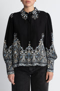Yasbirma Ls Shirt - Black Birma Print