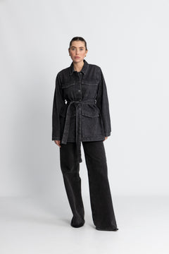Harper Ls Denim Jacket - Black