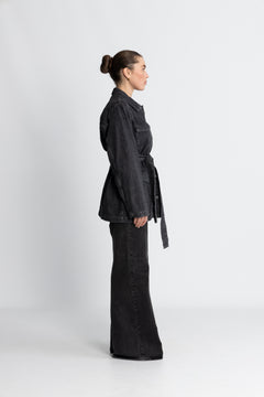 Harper Ls Denim Jacket - Black