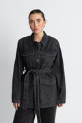 Harper Ls Denim Jacket - Black