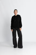 Ima Q Icon Hood Sweatshirt - Black