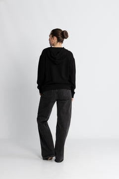 Ima Q Icon Hood Sweatshirt - Black