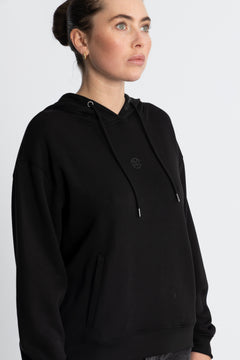 Ima Q Icon Hood Sweatshirt - Black