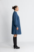 Elena Shirt Dress - Mid Blue Wash