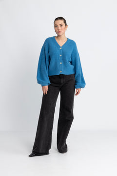 Hila Hope Cardigan - Vallarta Blue
