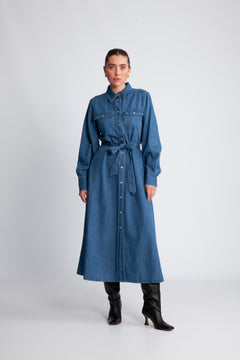 PolenkaPW DR - Medium Blue Denim