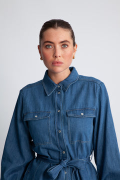 PolenkaPW DR - Medium Blue Denim
