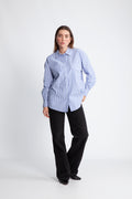 ParinazPW SH - Amparo Blue Stripe