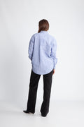ParinazPW SH - Amparo Blue Stripe