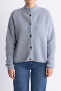 AlphaGZ Short Cardigan - Grey Blue Melange