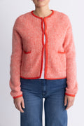 Eliza Nenaya Cardigan Stp - Flame S Egret