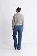 GZnalin Cardigan - Blue/White Structure