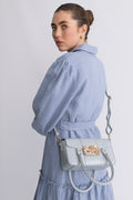 Small Maggie Icon Florence - Light Grey W. Gold