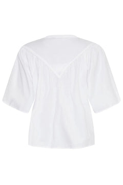 Ethelyn 2/4 Shirt - Bright White