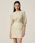 Marva Ladonna 2/4 Top Aop - Reed Yellow