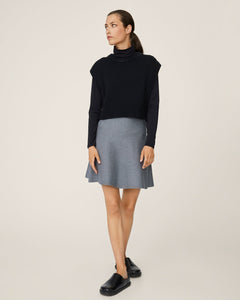 Mercy East Skirt - Medium Grey Melange