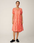 Pave Ss Dress - Persimmon