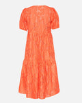 Pave Ss Dress - Persimmon