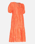 Pave Ss Dress - Persimmon